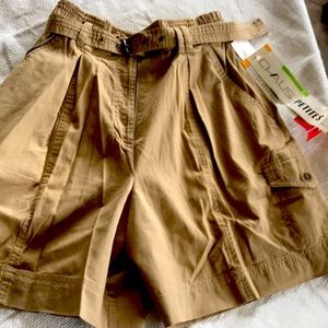 Brand new chai’s shorts.High waisted with belt.
